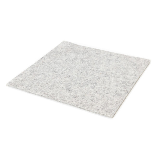 Sitzauflage | mittelweich | hellgrau meliert | quadratisch