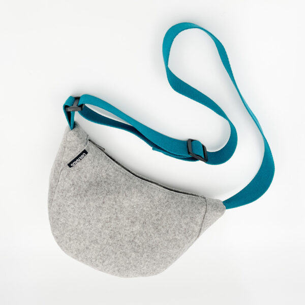 Moonbag – Grau – Gurt Petrol