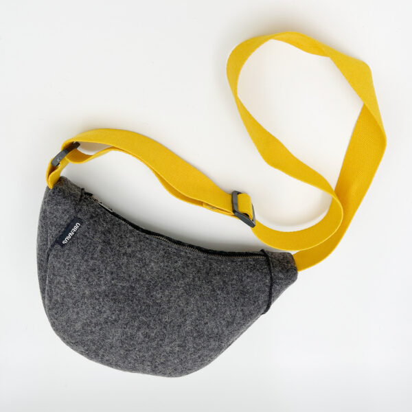 Moonbag – Anthrazit – Gurt Gelb