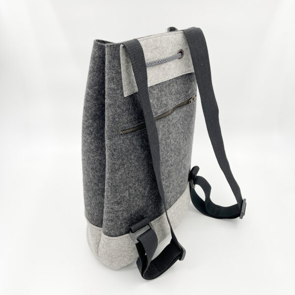 Rucksack – Anthrazit / Grau - Gurt Schwarz